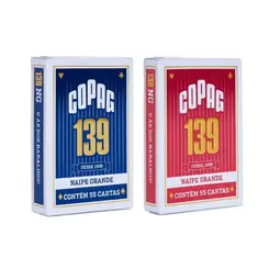 Baralho 139 Copag 55 Cartas 1 Unidade Cor Sortida