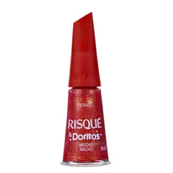 Esmalte Vermelho Risqué & Doritos Mucho Nacho Metálico 8ml