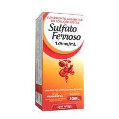 Sulfato Ferroso Arte Nativa Framboesa 30ml
