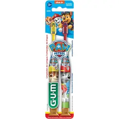 Escova de Dente Infantil Gum Patrulha Canina 2 unidades