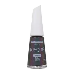 Esmalte Cinza Risqué Nada Óbvio Metálico 8ml