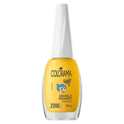 Esmalte Cremoso Colorama Divertidamente  Amarelo Radiante 8ml