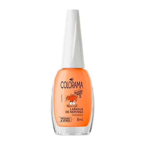 Esmalte Colorama  Cremoso Divertidamente Laranja de Nervoso 8ml
