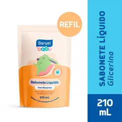 Sabonete Líquido Baruel Baby Glicerina Refil 210ml