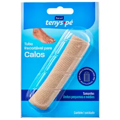 Tubo Recortável para Calos Tamanho P/M Tenys Pé Baruel