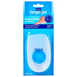Calcanheira de Silicone Tamanho 39 a 43 Tenys Pé Baruel