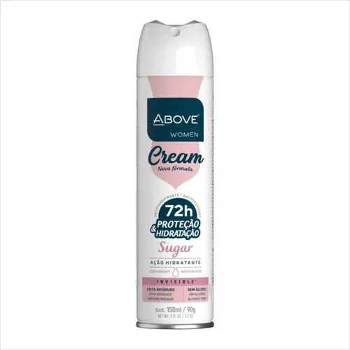 Desodorante Above Cream Sugar 72h 150ml