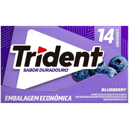 Chiclete Trident Blueberry 25,2g