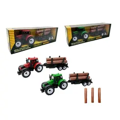 Brinquedo New Farm Trator com Carga de Madeira Adijomar 1 unidade
