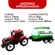 Brinquedo New Farm Trator com Reservatório de Água Adijomar 1 unidade