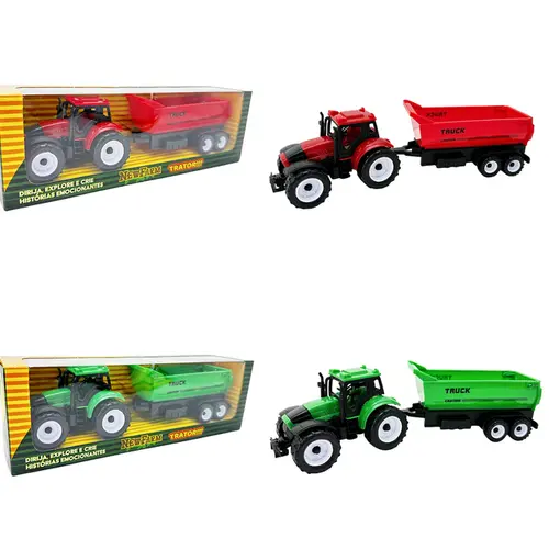 Brinquedo New Farm Trator com Caçamba Adijomar 1 unidade