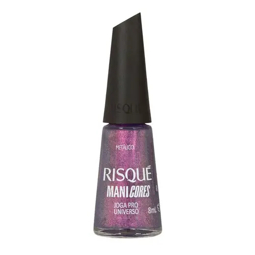 Esmalte Roxo Risqué ManiCores Joga pro Universo Metálico 8ml