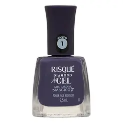 Esmalte Cremoso Risqué Diamond Gel Meu Jardim Mágico Poder que Floresce 9,5ml