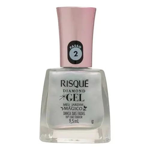 Esmalte Cremoso Risqué Diamond Gel Meu Jardim Mágico Dança das Fadas 9,5ml