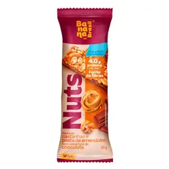 Barra Nuts Banana Brasil Pasta de Amendoim 25g