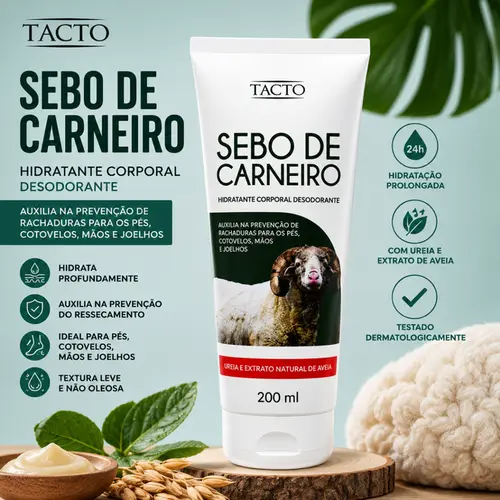 Hidratante Corporal Tacto Sebo De Carneiro 200ml
