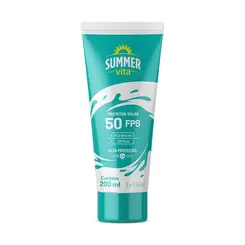 Protetor Solar Summer Vita FPS 50 Loção 200 ml
