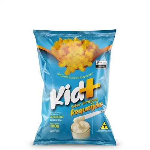 Salgadinho Kid+ Requeijão Ondinhas 100g