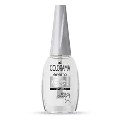 Esmalte Colorama Top Coat Efeito Gel Brilho Diamante 8ml