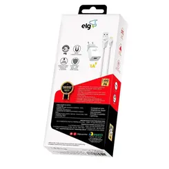 Kit Carregador de Parede Elg Lightning 1m Sincronização