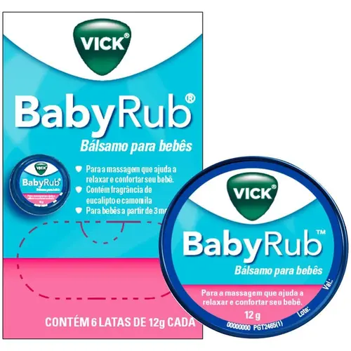 VICK BABYRUB 6LT 12G