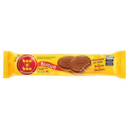 Biscoito Recheado Chocolate Biscuit Amendoim 95g