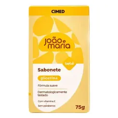 Sabonete João e Maria Cimed Bebê Glicerina 75g