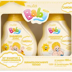 Kit Shampoo Condicionador Suave Muriel Baby Camomila 100ml