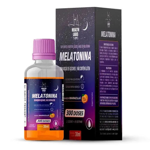 Melatonina Health Labs Sabor Maracujá Líquida 30ml