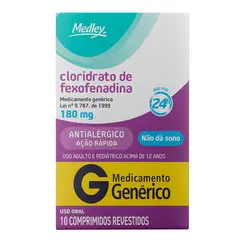 Fexofenadina 180 mg 10 cpr