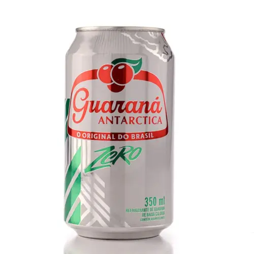 Refrigerante Antarctica Guaraná Zero Lata 350ml