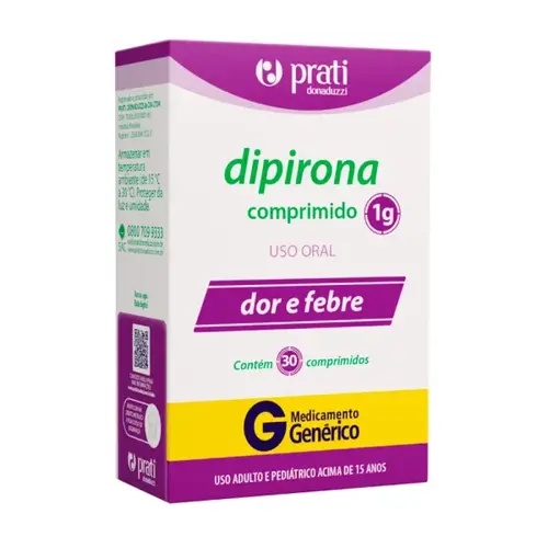 Dipirona 1000mg 30 Cps