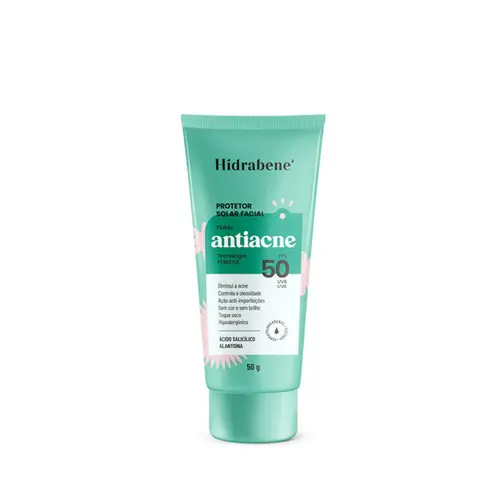 Protetor Solar Facial Antiacne FPS50 Hidrabene 50g