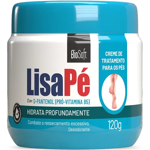 Creme Hidratante Lisa Pé D-Pantenol Bio Soft 120g