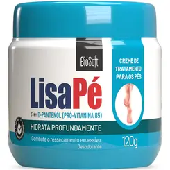 Creme Hidratante Lisa Pé D-Pantenol Bio Soft 120g