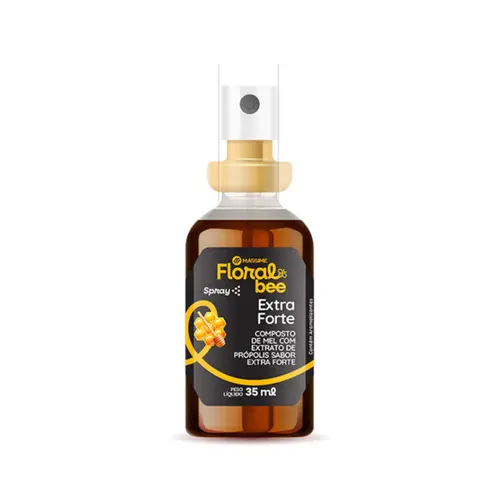 Extrato de Própolis Floral Bee Mel Menta Extra Forte Spray 35ml