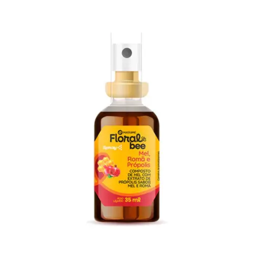 Extrato de Própolis Floral Bee Mel Romã Spray 35ml