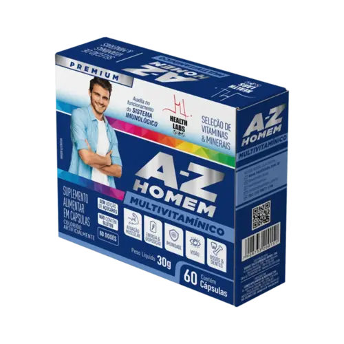 Multivitaminico A-Z Premium Homem com 60 comprimidos