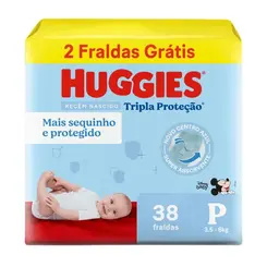 Fralda Huggies Tripla Proteção Meguinha P 38 Un