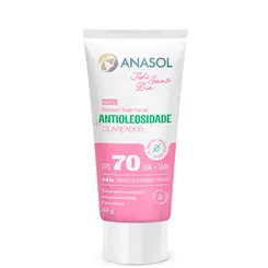 Protetor Solar Facial Todo Santo Dia Antioleosidade Clareador Anasol  FPS70 40g