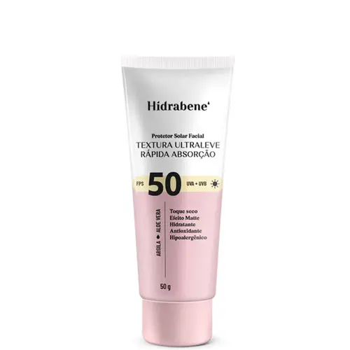 Protetor Solar Facial FPS50 Hidrabene 50g