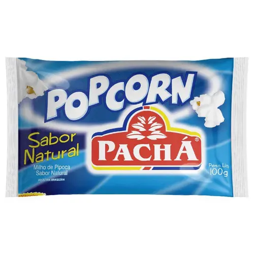 Pipoca para Microondas Pachá Sabor Natural 100g