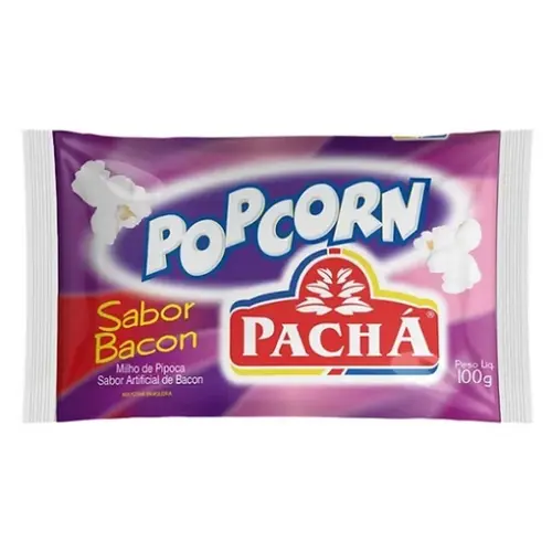Pipoca para Micro-ondas Pacha Sabor Bacon 100g