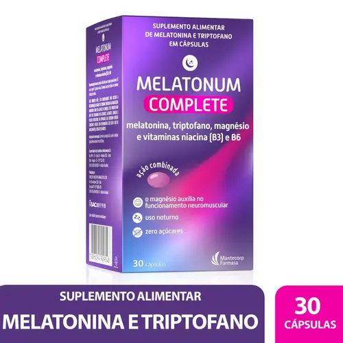 Melatonum Complete com 30 Cápsulas