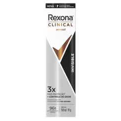 Desodorante Rexona Clinical Invisible Aerosol 96h 150ml
