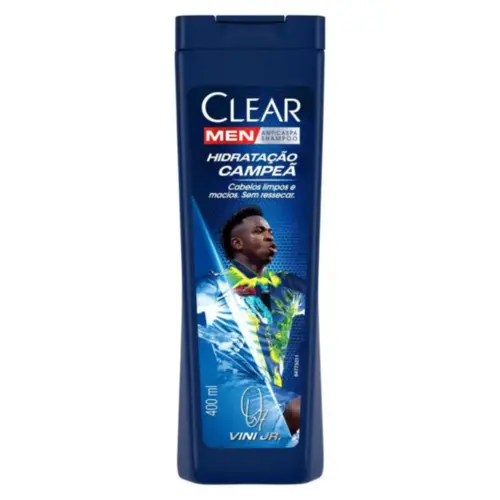 Shampoo Anticaspa Clear Men Hidratação Campeã 400ml