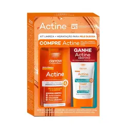 Kit Darrow Gel de Limpeza Actine 400g + Gel Hidratante Actine Aquaforce 40g