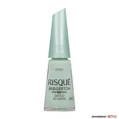 Esmalte Verde Risqué Bridgerton Cortejo no Jardim Cremoso 8ml