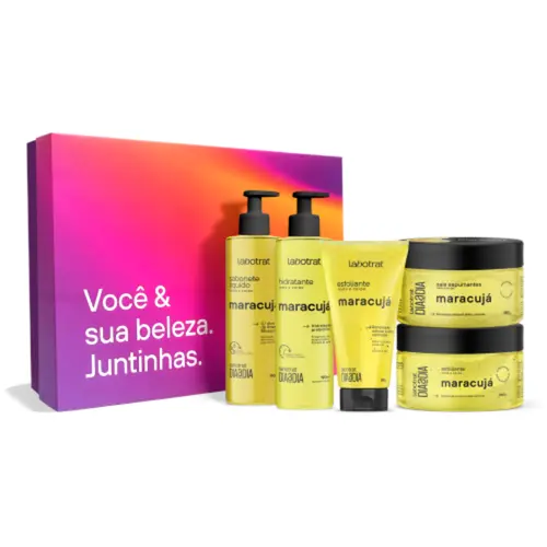 Kit Experiência Banho Maracujá Labotrat Dia A Dia 5 Produtos