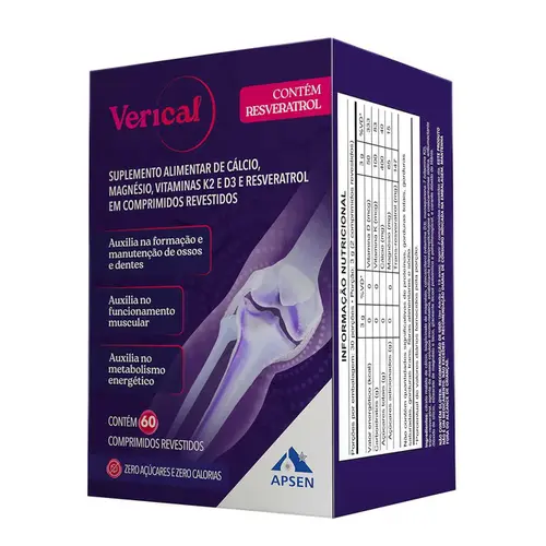 Verical com 60 Comprimidos Revestidos